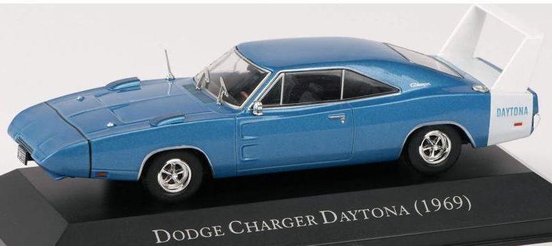 Atlas Editions 1:43rd Scale Dodge Charger Daytona - Blue (1969)