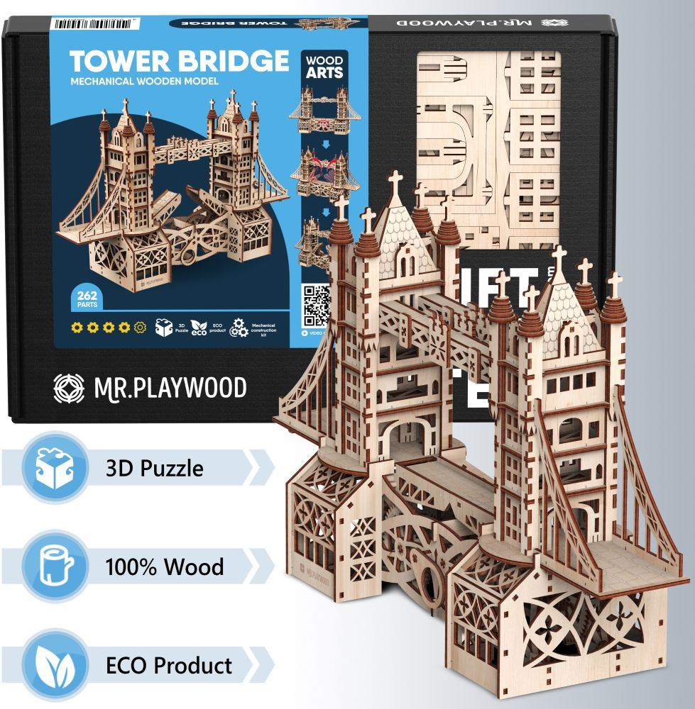 Playwood   Tower Bridge - 262Pcs