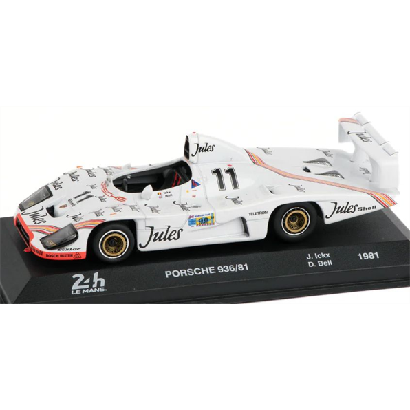Atlas Editions 1:43 Scale Porsche 936 - #11 1981 - Ickx, D.Bell Le Mans Collection