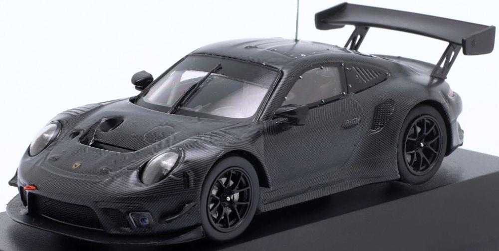 IXO 1:43 Scale Porsche 911 GT3 R Plain Body Version 2019 Matt Black