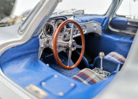 CMC 1:18 Scale Mercedes Benz 300 SLR Coupe 1955 Blue Interior