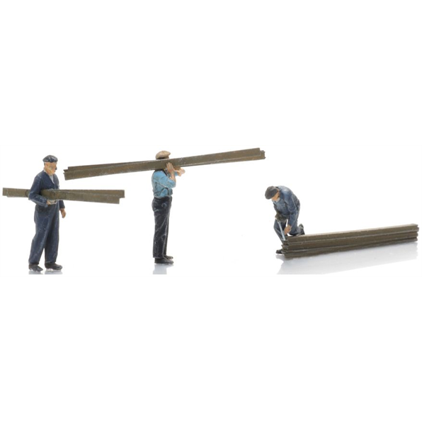 Artitec 1:120 Scale Woodworkers 1920s - 1990s (3x) Ready-Made Figures