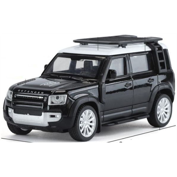 QY Toys 1:43 Scale Land Rover Defender 110 Black