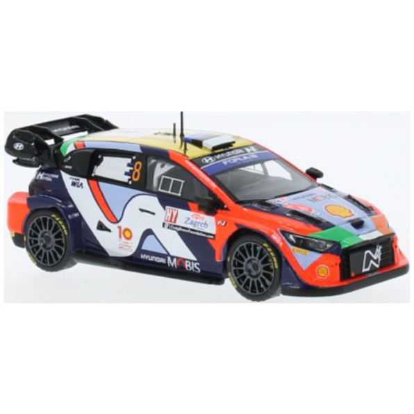 IXO 1:43 Scale Hyundai i20 N Rally1 #8 WRC Rally Croatia O.Tanak/M.Jarveoja 2024