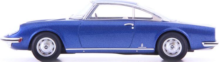 Autocult 1:43 Scale Fiat 2300 S Coupe Speciale Pininfarina Blue Metallic
