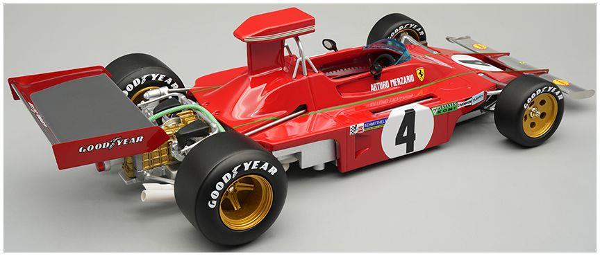 Tecnomodels 1:18 Scale Ferrari 312B3-73 1973 Austria GP #4 Arturo Merzario