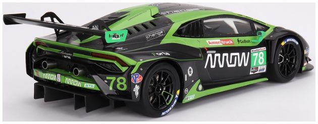Truescale TSM 1:18 Scale Lamborghini Huracan GT3 EVO2 #78 Forte Racing IMSA 2023 Daytona 24hrs