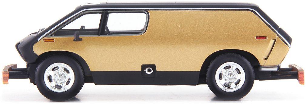 Autocult 1:43rd Scale Brubaker Box Van Gold Black