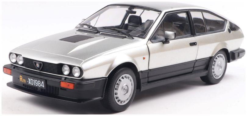 Solido  1:18th Scale Alfa Romeo GTV6 Silver 1984