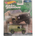 Mattel  Scale Land Rover Defender 110 Green Fast & Furious Hot Wheels 2/5