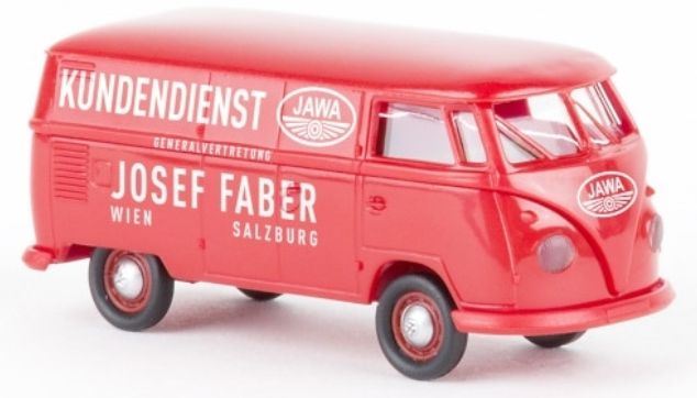 Brekina 1:87 Scale VW T1b Kasten Jawa Kundendienst 1960