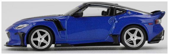 Truescale MiniGT 1:64th Scale Nissan Z Veilside FFZ400 Seiran Blue (LHD) Blister Packaging