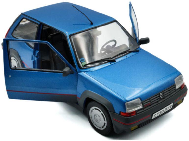 Solido  1:18th Scale Renault 5 GT Turbo MK1 Bleu Alpine 1985