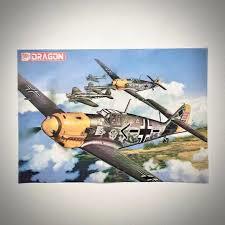 DRAGON D5550 1/48 Scale  BF 109E 4 WWII GERMAN FIGHTER PLANE