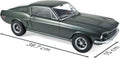Norev 1:12 Scale Ford Mustang Fastback Satin Green Metallic 1968