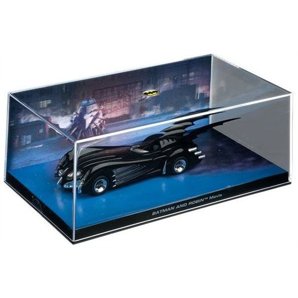 Atlas Editions 1:43 Scale Batmobile - Batman & Robin Movie Batman Collection (CRACKED CASE ONLY)