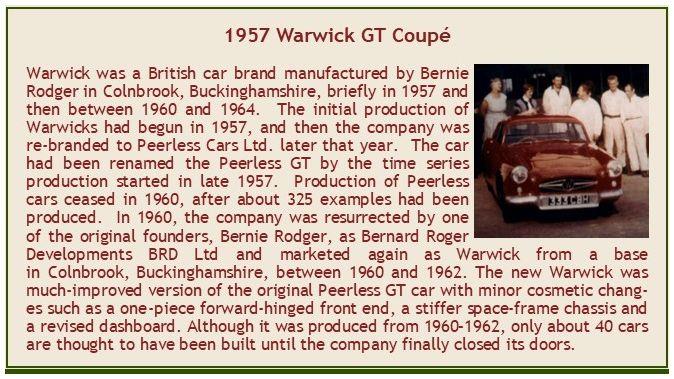 Esval 1:43rd Scale Warwick GT Coupe Red 1957