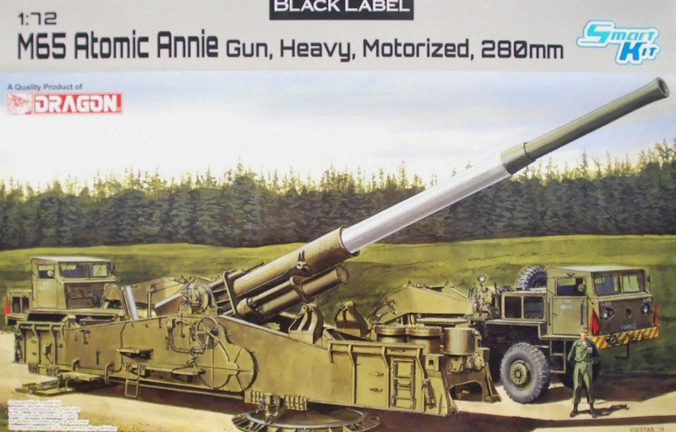 Dragon 7484 1/72 Scale US Army M65 Atomic Annie Gun
