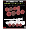 RYEFIELD 1/35 Scale M1128 MGS STRYKER SAGGED WHEEL SET 6 PIECES WITH CHAINS