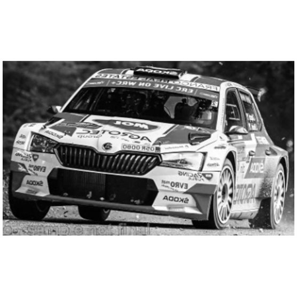 IXO 1:43 Scale Skoda Fabia Rally2 #18 Barum Rally 2023 Kopecky/Hlousek