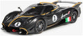LCD Model 1:18 Scale Pagani Huayra R Black Carbon