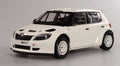 Abrex 1:18 Scale Skoda Fabia II FL S2000 (2010) White/Gravel Wheels