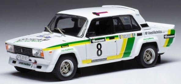 IXO 1:43 Scale Lada 2105 VFTS #8 Rallye Valasskaa Zima 1986 V.Blahna/P.Schovanek