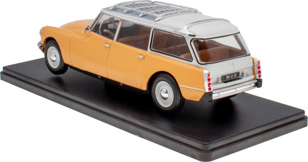 Atlas Editions 1:24 Scale Citroen ID19 Break - Yellow 1958 1:24th Scale