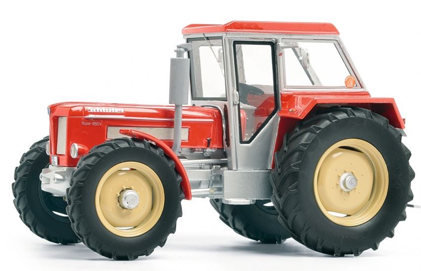 Schuco 1:32 Scale Schluter 950 V with Cabin Red PRO.R32 PRO.R32