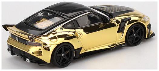 Mini GT 1:64th Scale Nissan Z Veilside FFZ400 Gold Chrome (LHD) Blister Packaging