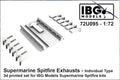 IBG Models 72U095 1/72 Scale Supermarine Spitfire Exhausts Individual Type Printed Set