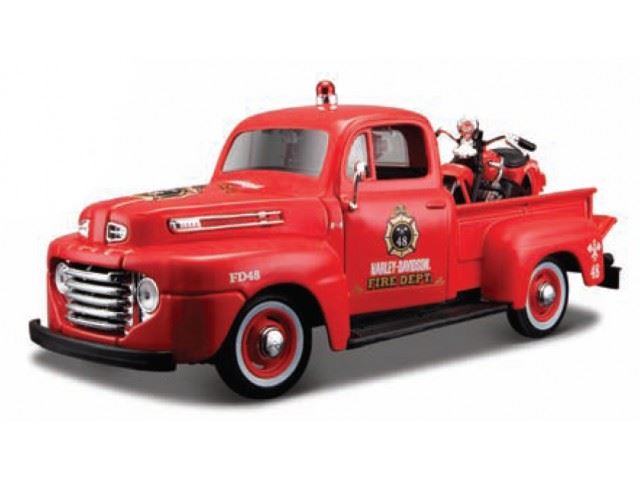 Maisto 1:24 Scale Ford F-1 Pick Up 1948 & El Knucklehead 193