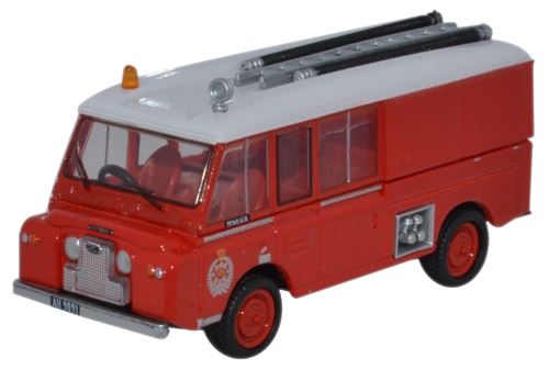Oxford Diecast 1:76 Scale Land Rover FT6 Carmichael New Zealand Fire