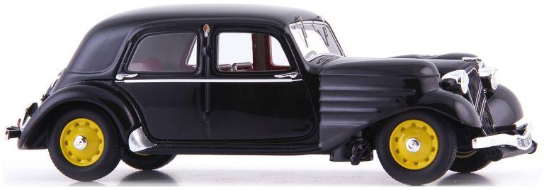 Autocult 1:43 Scale Citroen 11 Berline Gezogene Black
