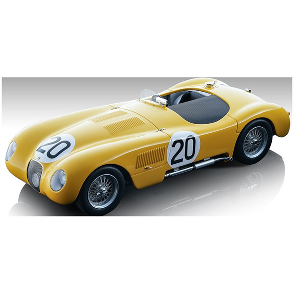 Tecnomodels 1:18 Scale Jaguar C-Type Spider Team Jaguar Racing #20 24h Le Mans 1953 Laurent/De Tornaco