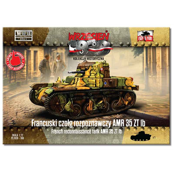 First to fight kits 1:72 Scale French reconnaissance tank AMR35 ZT 1b