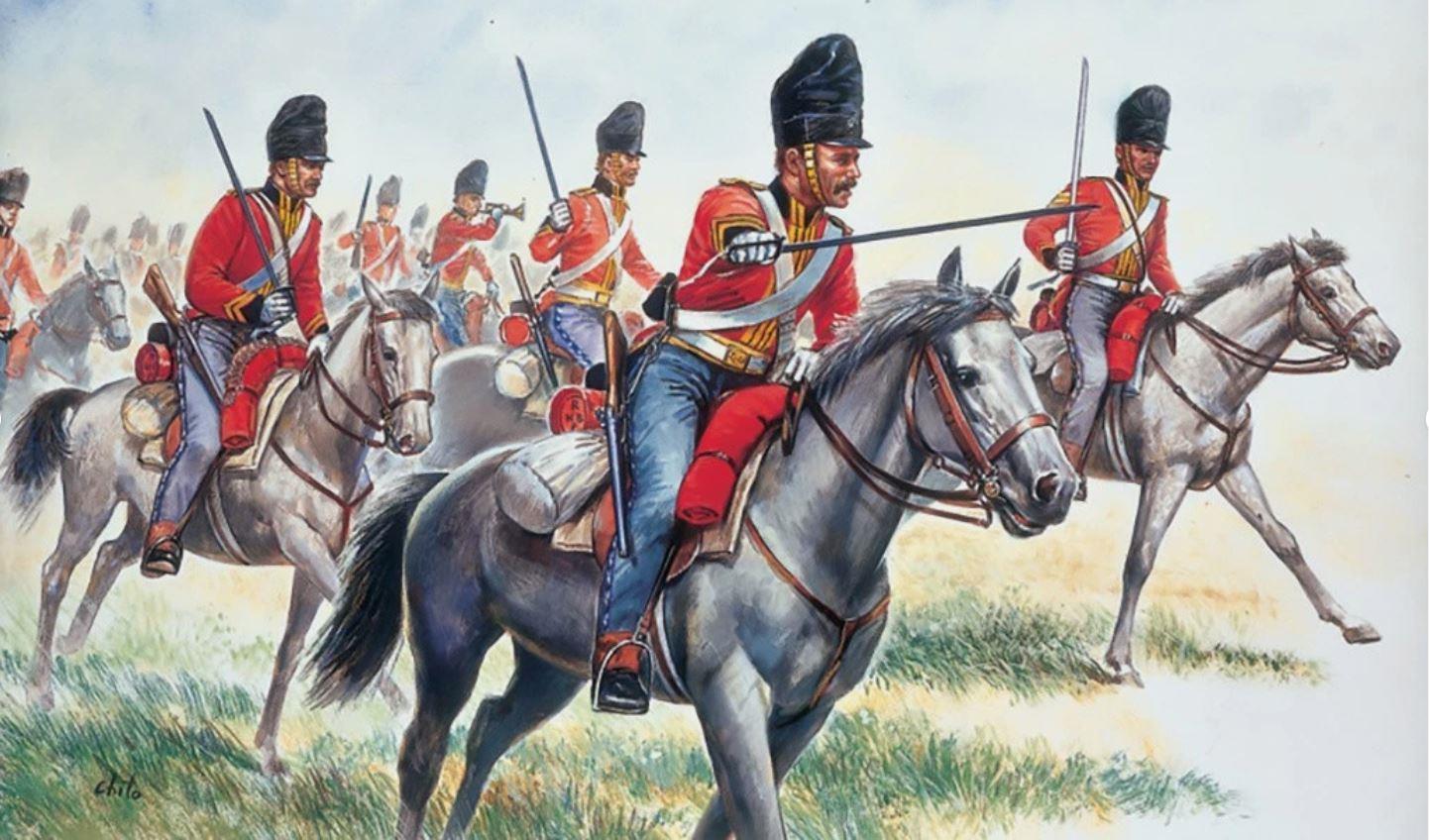 Italeri 6001 1/72 Scale British Heavy Cavalry Royal Scots Greys Napoleonic Wars 18 Mounted troopers.