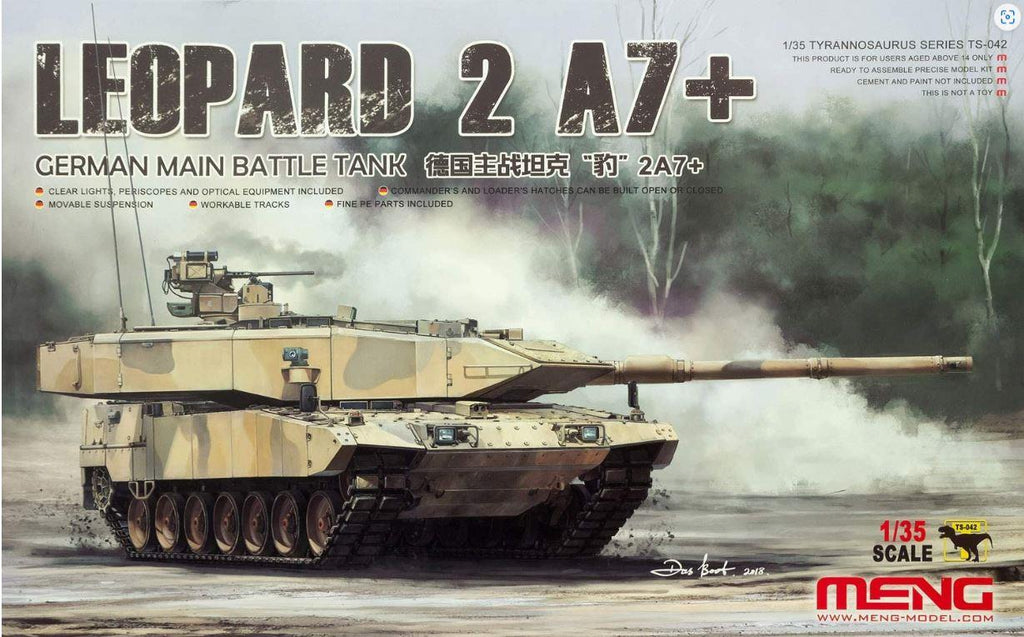 Meng Models MNGTS-005 TS-005 1/35 Scale Israeli IDF Merkava Mk.3BAZ Mine Roller