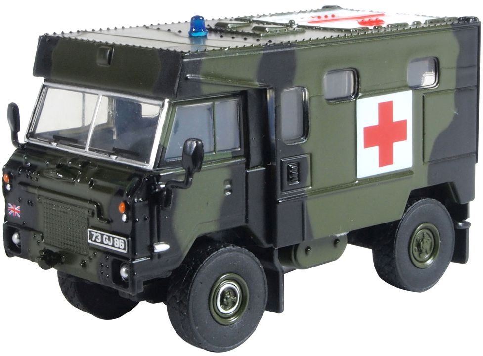 Oxford Diecast 1:76 Scale Land Rover FC Ambulance BAOR (British Army of the Rhine) 1990