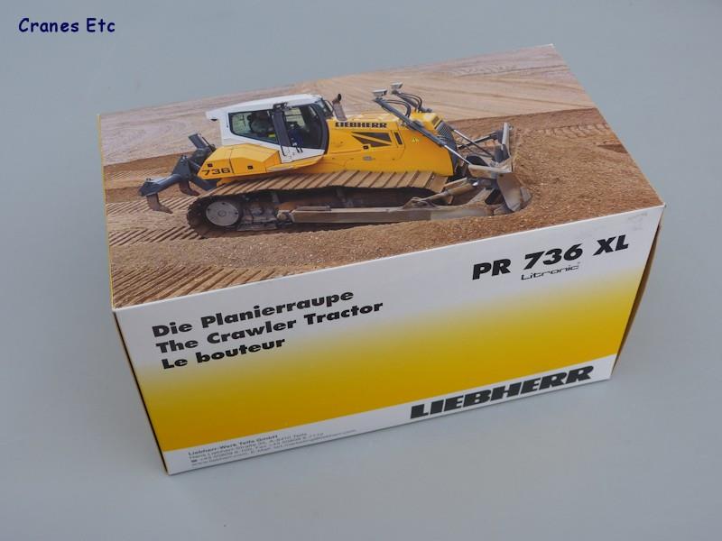 NZG 1:50 Scale Liebherr PR 736XL Litronic Crawler - Kibag Tractor