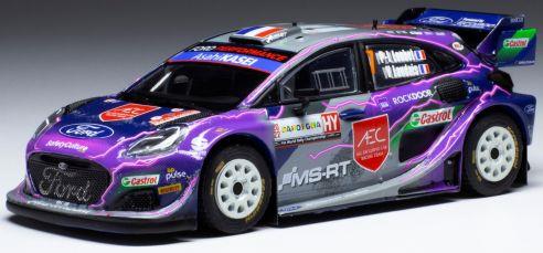 IXO 1:43 Scale Ford Puma Rally1 #7 WRC Rallye Sardinien 2022 P-L.Loubet/V.Landais
