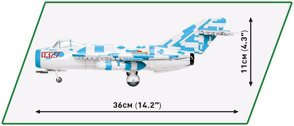 Cobi N/A Scale MIG-17 NATO Code F Vietnam War (577 pcs)