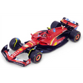 Burago 1:43 Scale Ferrari SF-24 F1 2024 Sainz w/Helmet Showcase