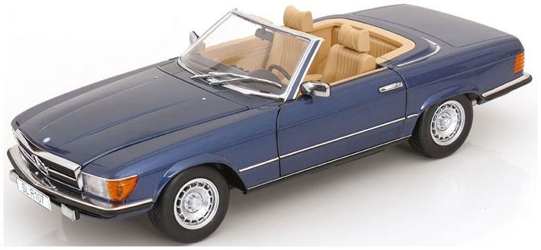 KK Scale 1:12th Scale Mercedes 450 SL R107 EU-Version Blue Metallic 1985