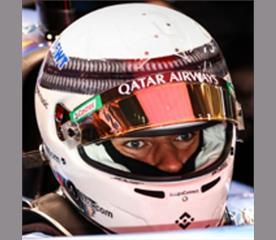 Spark 1:5 Scale BWT Alpine F1 Team Pierre Gasly Helmet Qatar GP 2023 Sprint Race