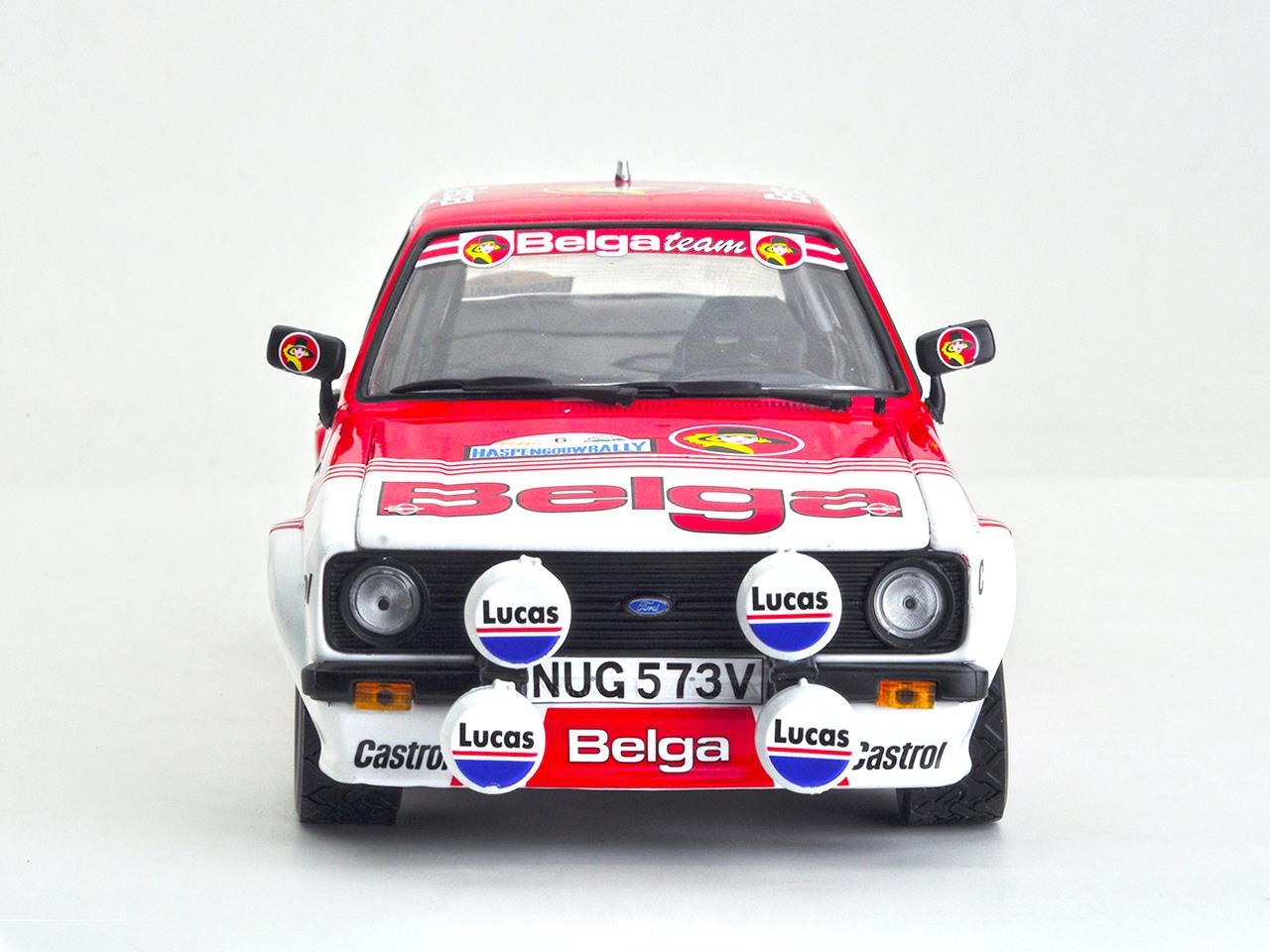 Sunstar 1:18 Scale Ford Escort RS1800 #6 1982 Haspengouw Rally R.Droogmans/R. Joosten Limited 480pc