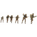 Artitec  1:87th Scale D-Day Infantry Storming Beach (x6) (US) Ready
