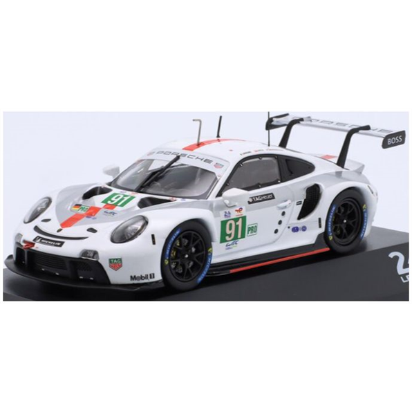 IXO 1:43 Scale Porsche 911 RSR #91 Winner LMGTE Pro 24h Le Mans 2022 Porsche GT Bruni/Lietz/Makowi