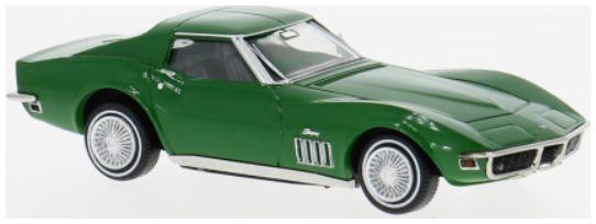 Brekina  1:87th Scale Chevrolet Corvette C3 Green 1967