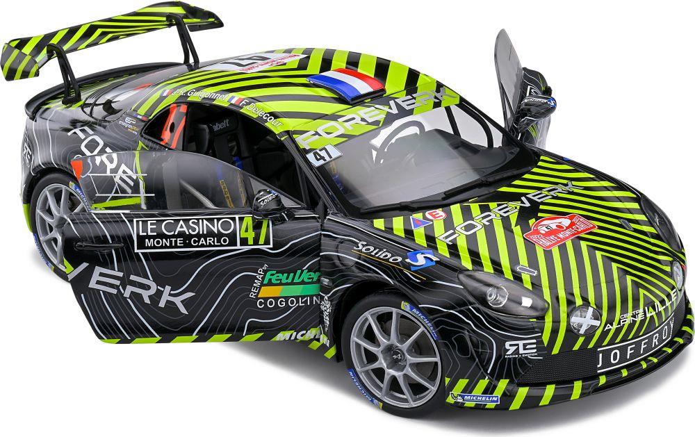 Solido 1:18 Scale Alpine A110 Rally Monte Carlo 2022 Delecour/Guigonnet #47